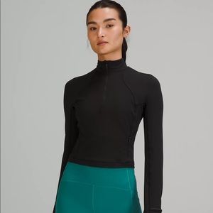 It’s Rulu Run Cropped Half Zip - Lululemon